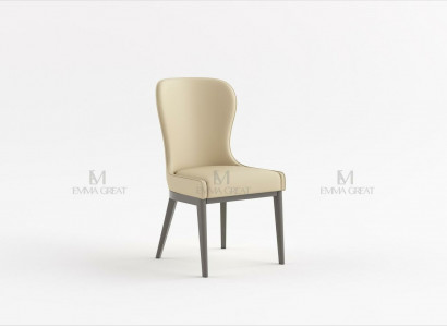 Dining room 1x chair real chairs seat cushion backrest designer leather armchair modern